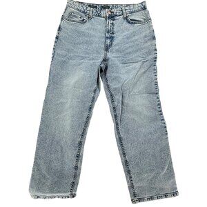 Wild Fable Womens 90s Relaxed Straight Jeans Light Wash Denim, Size 12